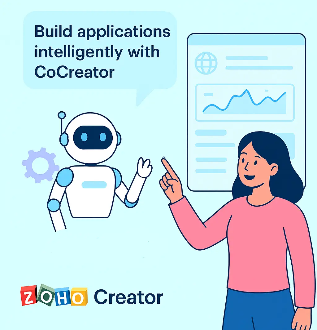 Say Hello to the Smartest, Fastest Development Team: AI, Low-Code & You! - Zoho CoCreator 1 Zoho-CoCreator-AI-AbdurRouf-advanced-it