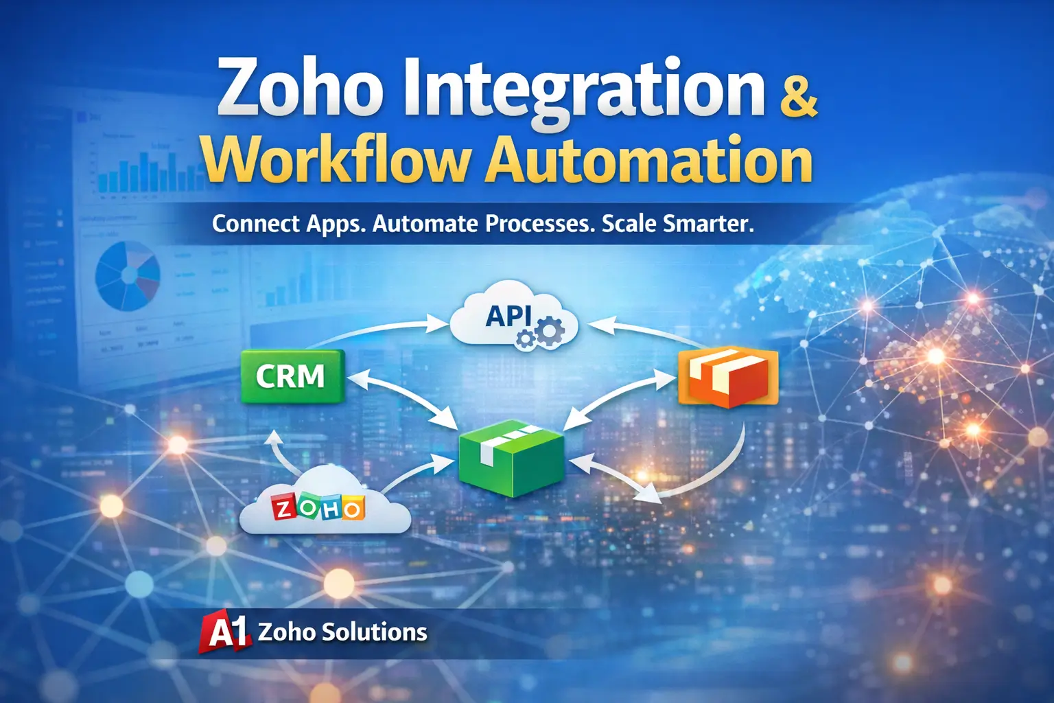 How Zoho Integration Services Enhance Workflow Automation 1 Zoho-Integration-Services-Workflow-Automation-in-Zoho-One